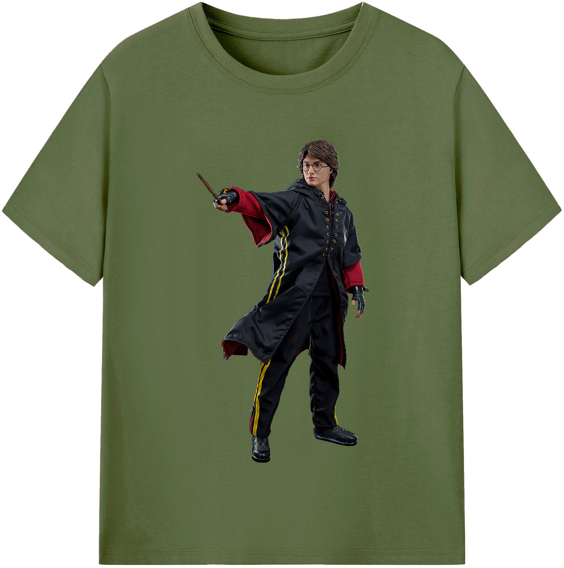 （画像用） Harry Potter ハリー・ポッターシリーズ 綿100％半袖Tシャツ（フロントプリント）